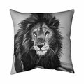 Begin Home Decor 26 x 26 in. The Lion King-Double Sided Print Indoor Pillow 5541-2626-AN446